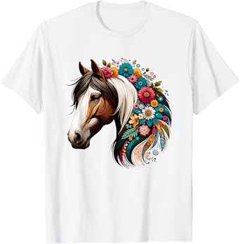 Horse Riding Equestrian, Horse Portrait, Western Horseback T-Shirt