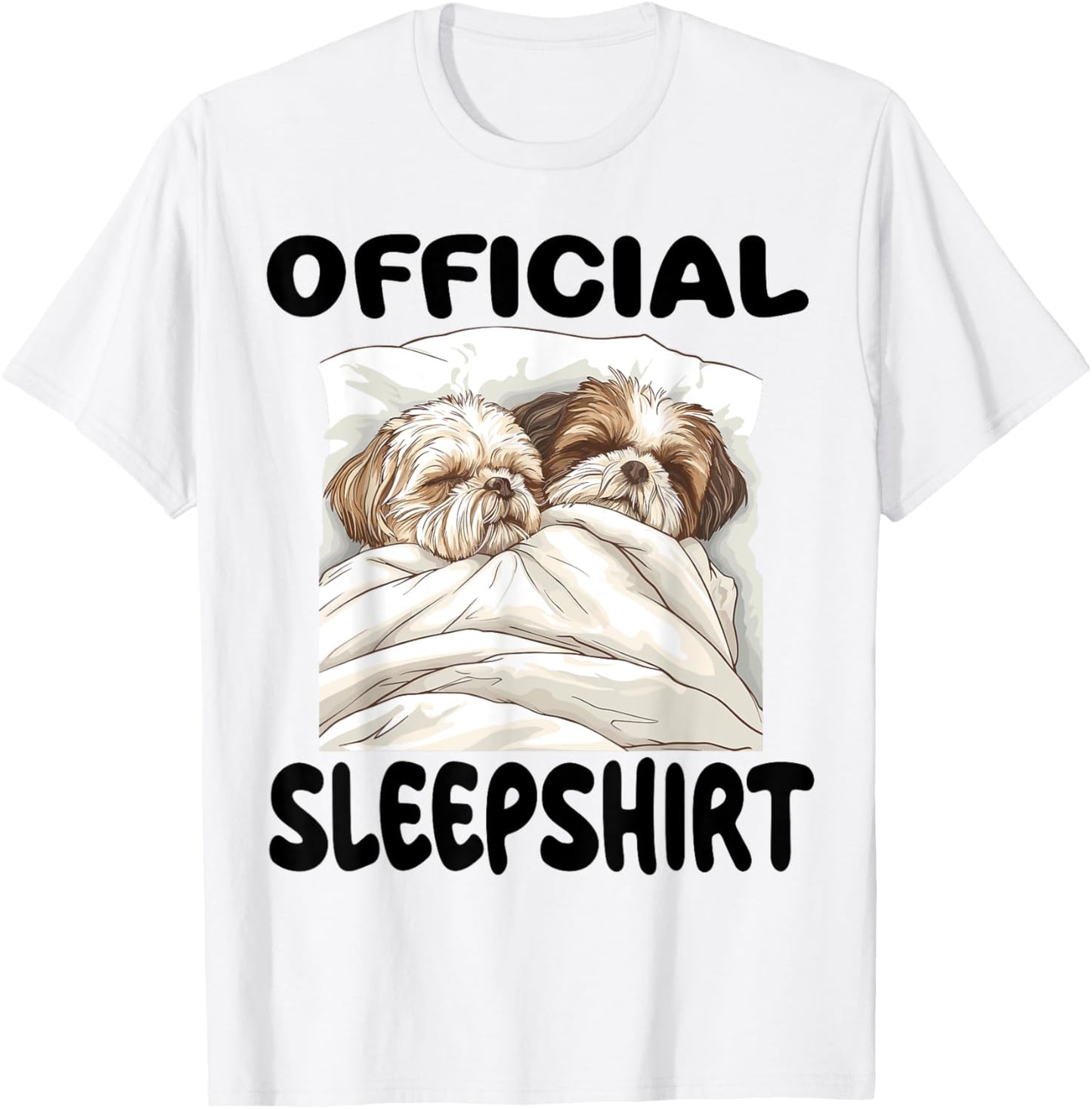Shih Tzu Dog Official Sleepshirt Pajamas Nightgown T-Shirt