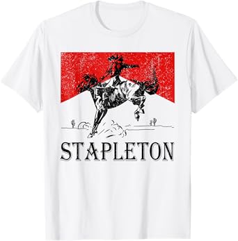 Mens Women Cowboy Cowgirl Riding Horse Western Howdy T-Shirt