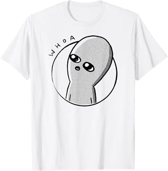 Threadless Nathan W. Pyle Strange Planet Whoa Graphic T-Shirt