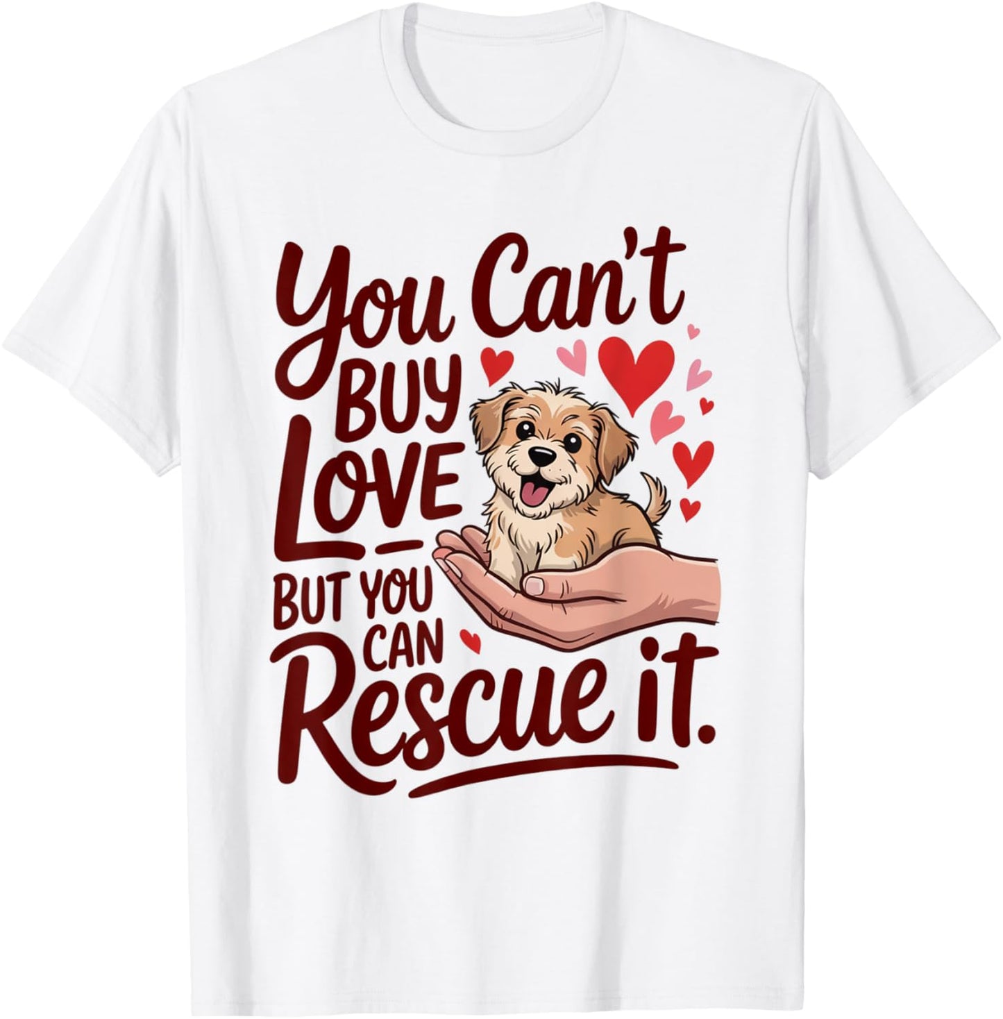 Rescue Dog Lover Dog Mom Save a Dog T-Shirt