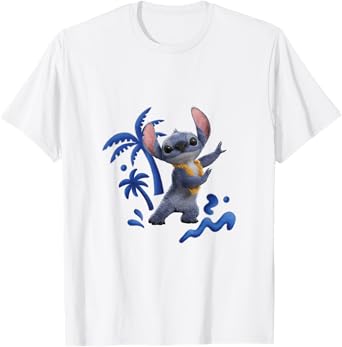 Disney Lilo & Stitch Cute Hula Dancing Stitch T-Shirt