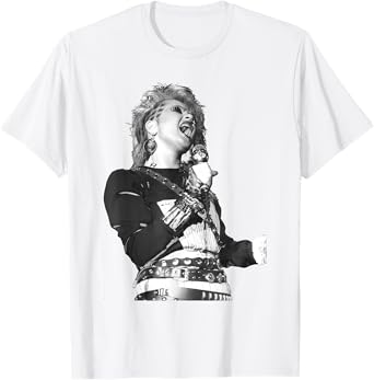 Singer Cyndi Lauper Live By Allan Ballard T-Shirt