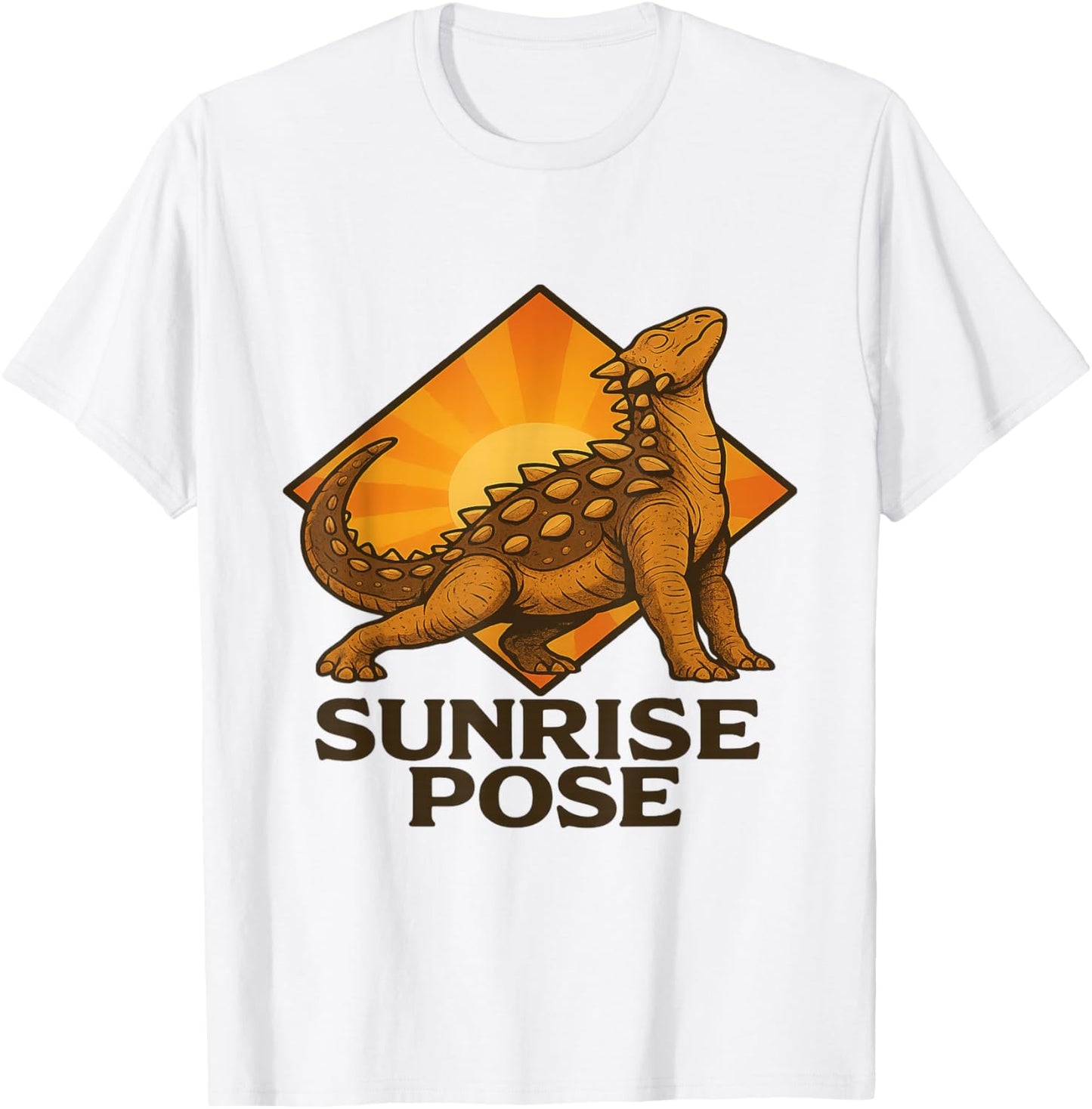 Dinosaur Self Care Wellness Yoga Dinosaur T-Shirt