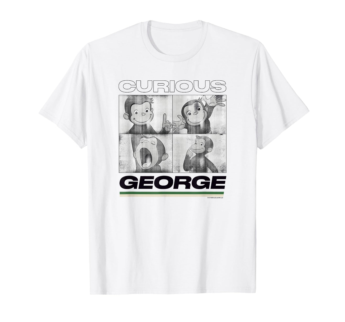 Curious George Vintage George Photo Box Up T-Shirt
