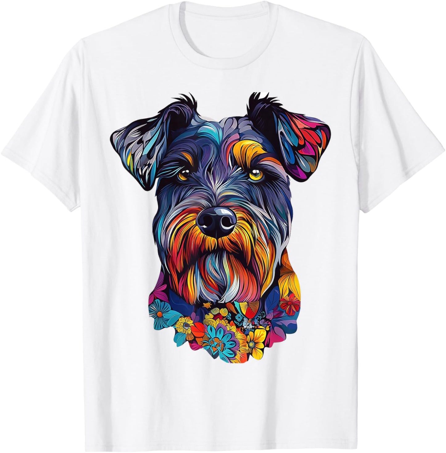 Bouvier Des Flandres Dog Motif Pet Art T-Shirt