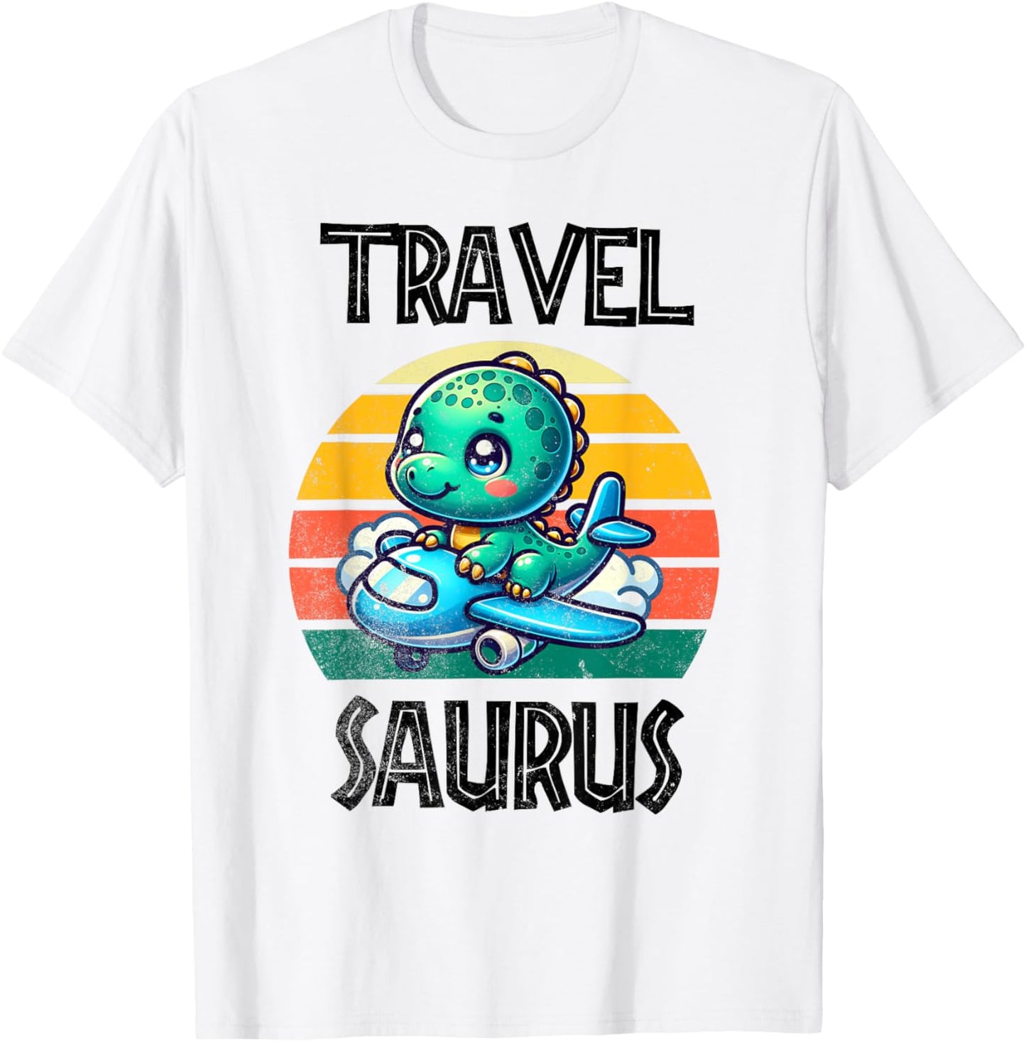 Travel Saurus Funny T-Rex T-Shirt