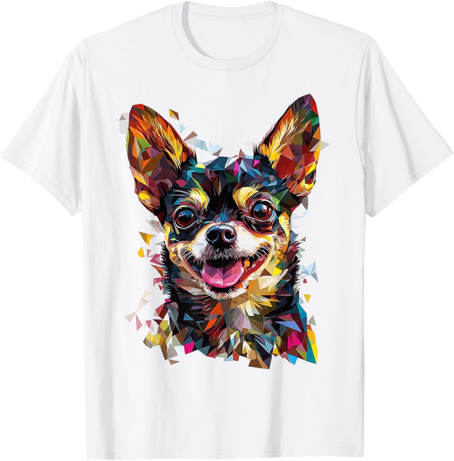 Chihuahua Dog Motif Pet Artwork Chihuahua T-Shirt