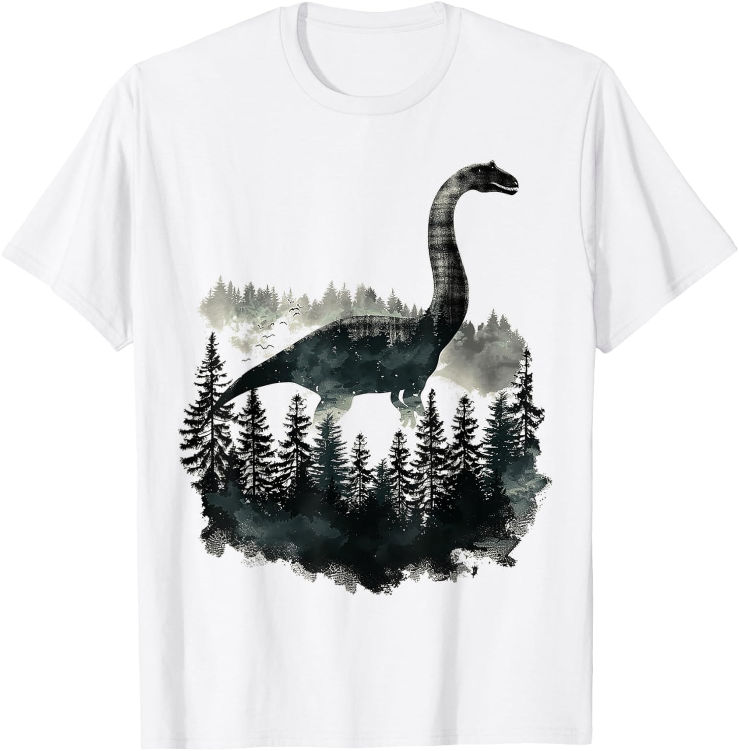 Apatosaurus Dinosaur Motif Artwork Apatosaurus T-Shirt