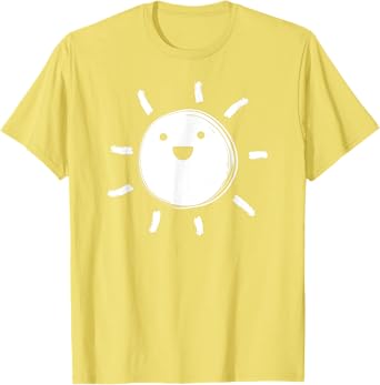 Smiling Sun Sunshine Happy Smile Kids Teachers T-Shirt