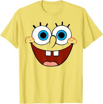 Spongebob SquarePants Large Smiling Face T-Shirt T-Shirt