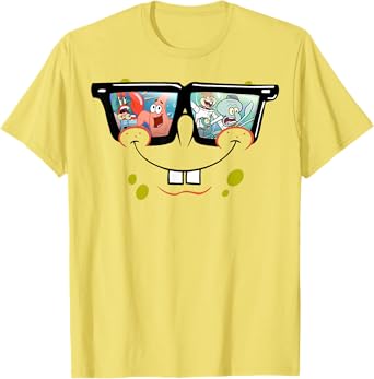 Spongebob SquarePants Sunglasses Reflection T-Shirt T-Shirt