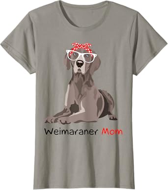 Weimaraner Mom Bandana Womens Weimaraner Dog T-Shirt