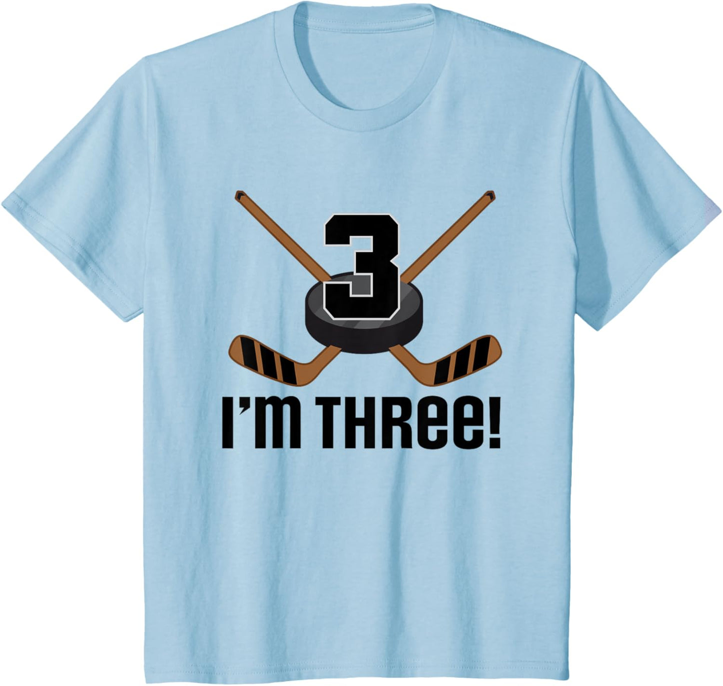 3rd Birthday Hockey 3 Year Old T-Shirt