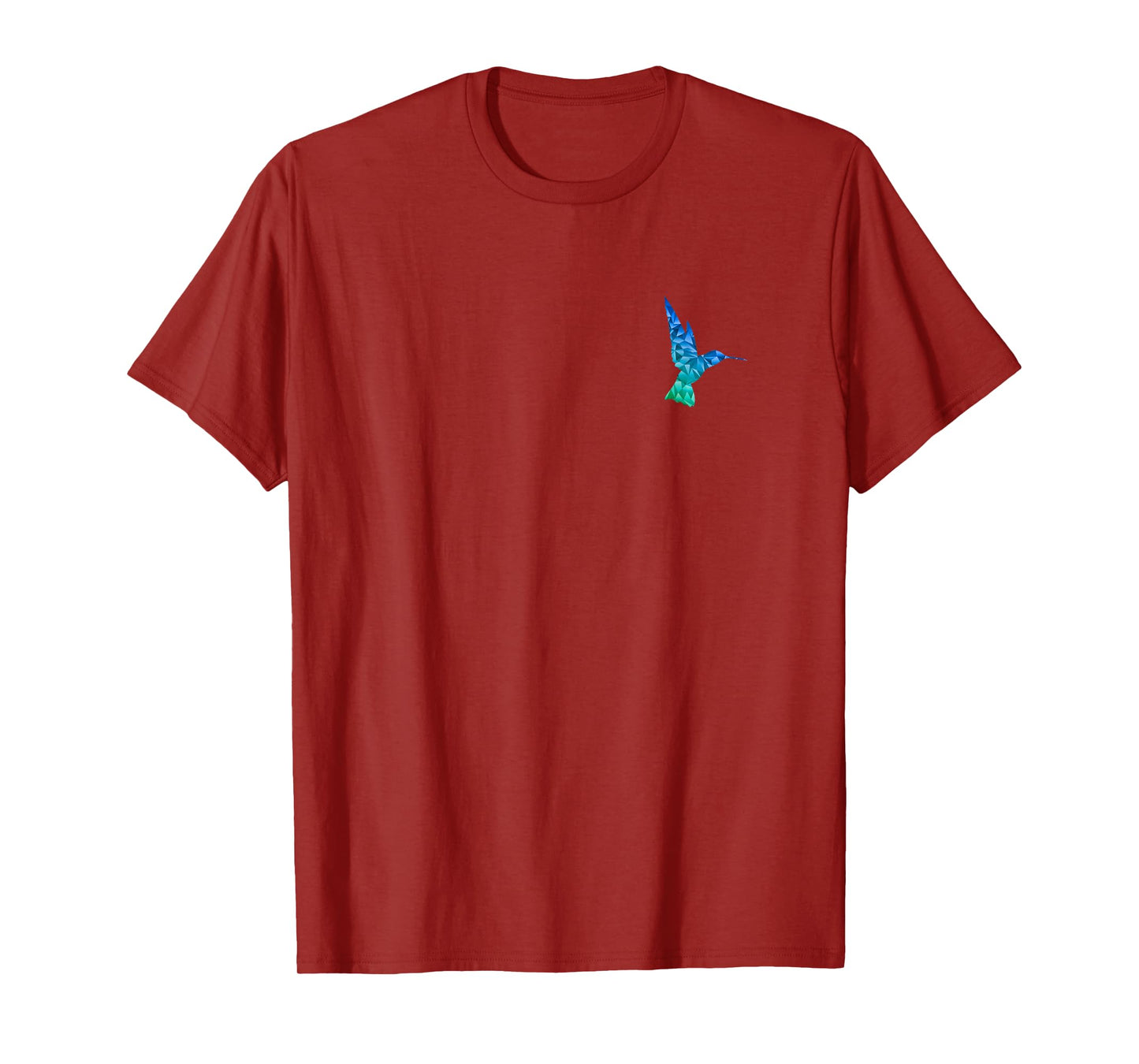 Hummingbird polygonal design symbol gift T-Shirt