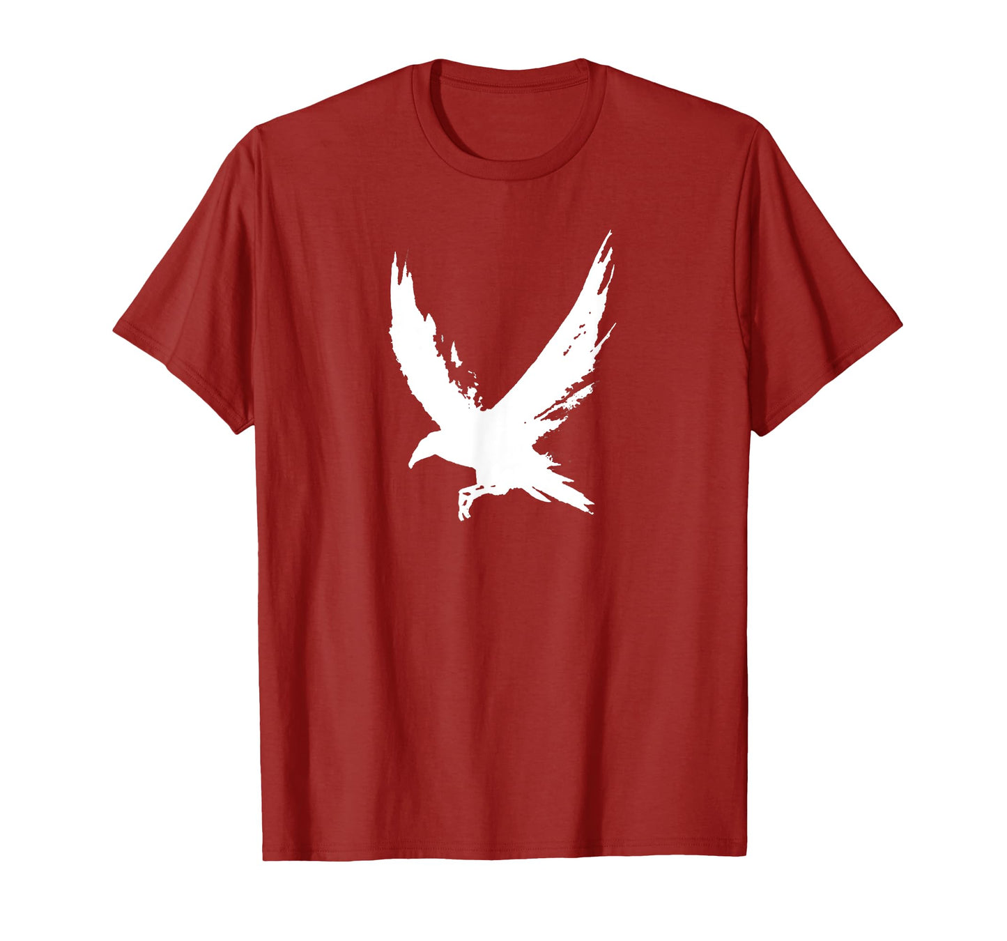 Crow Raven Shirt Distressed Flying Bird Crow Tee Shirt T-Shirt