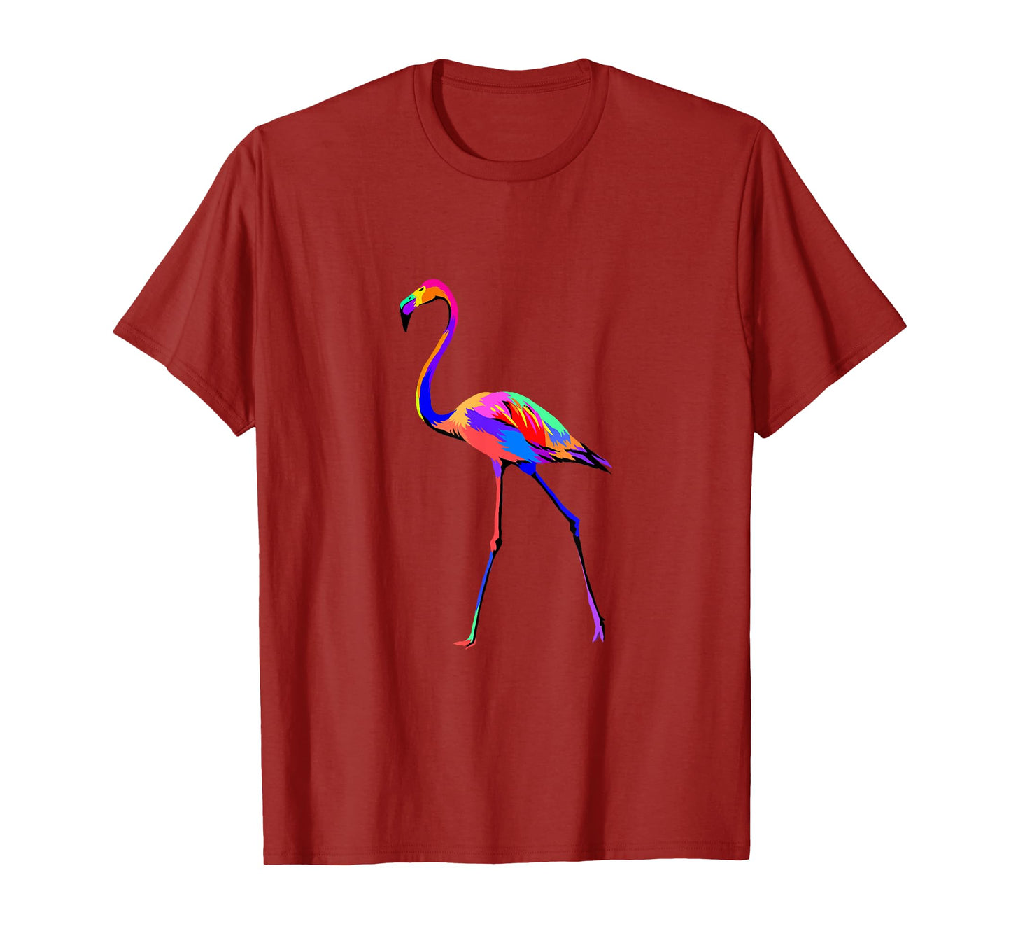 Pop Art Flamingo Shirt Colorful Animal Bird Lover Birder T-Shirt