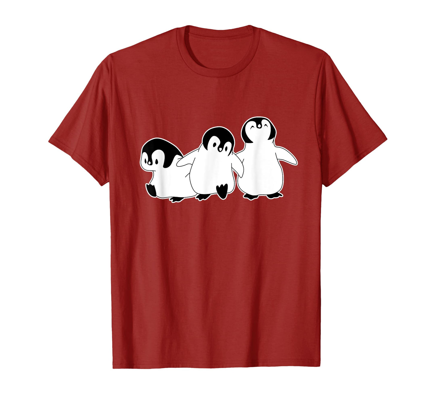 Cute Penguins Cheerful Animal World Birds Penguin Children T-Shirt