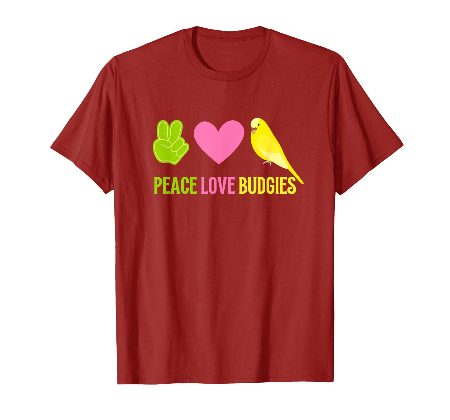 Budgie Shirt Pet Bird Budgie Parakeet Budgerigar T-Shirt