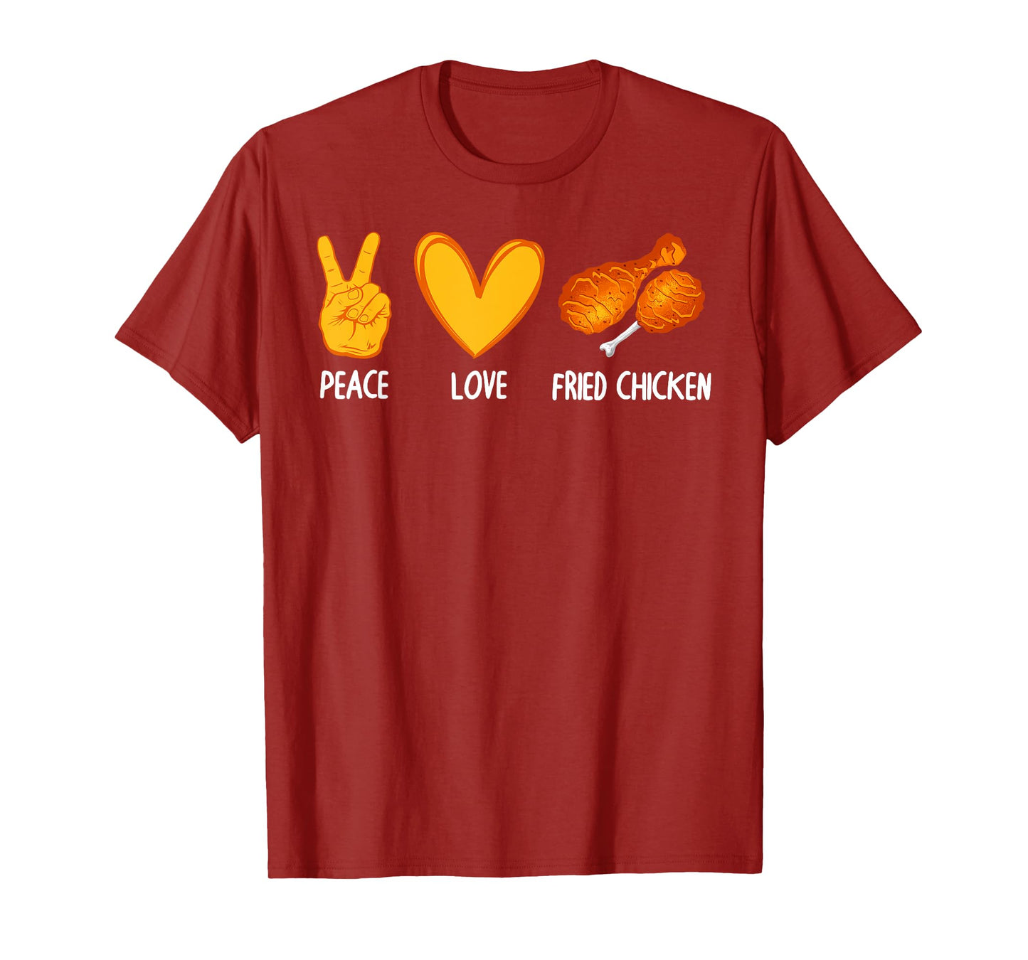 Cute Fried Chicken Design For Men Women Fried Chicken Lover T-Shirt