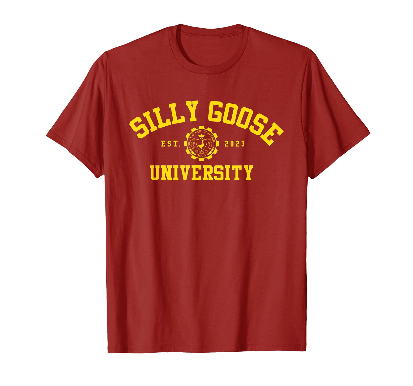 Silly Goose University Shirt For Men & Women Funny and Cute T-Shirt