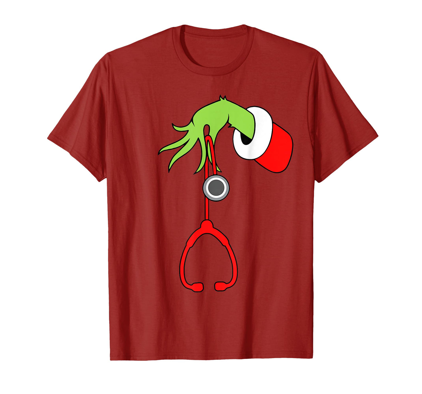 Nurse Christmas Stethoscope Nurses Xmas Pajamas PJs Women T-Shirt