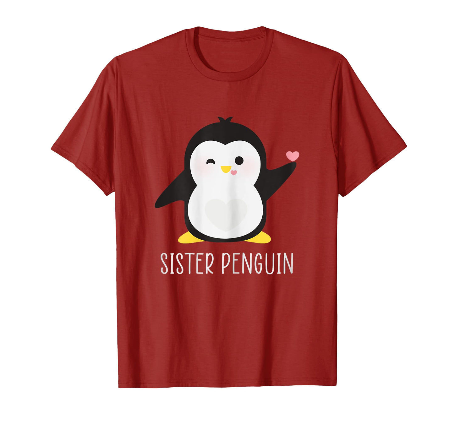 Penguin SISTER - Sibling's Funny & Cute Daughter Gift T-Shirt