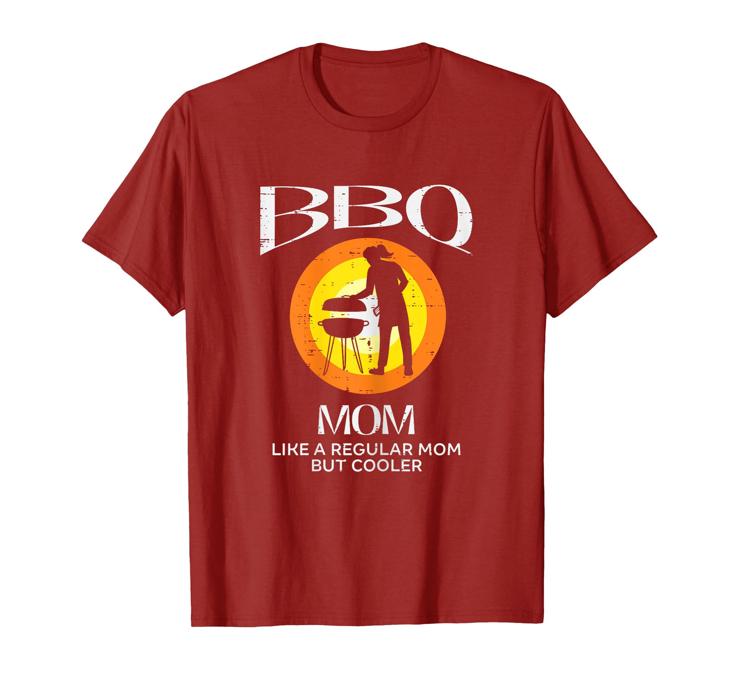 Bbq Mom Cooler Barbecue Meat Grilling Mothers Day Mommy Mama T-Shirt