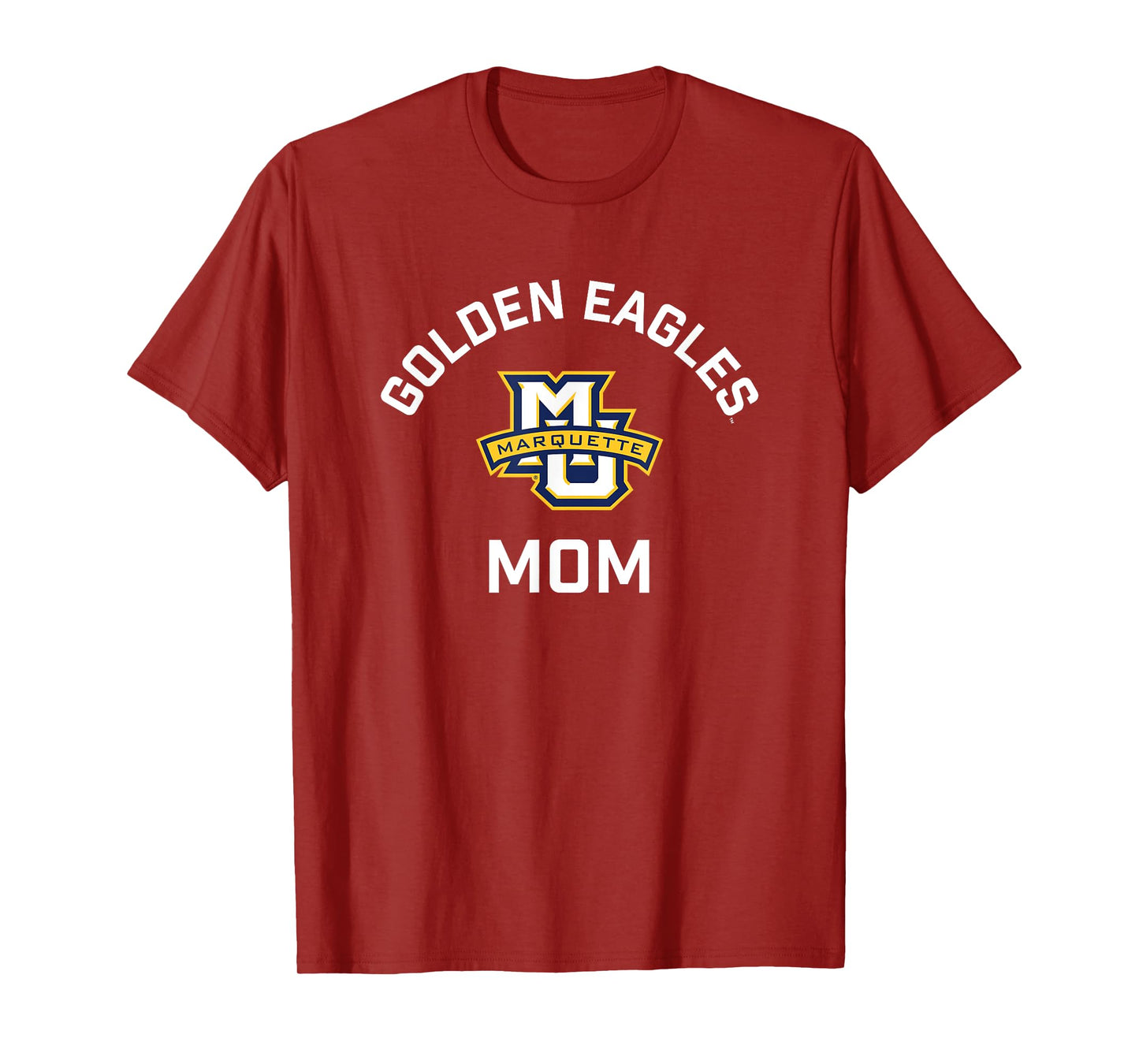 Marquette University Golden Eagles Arched Mom T-Shirt