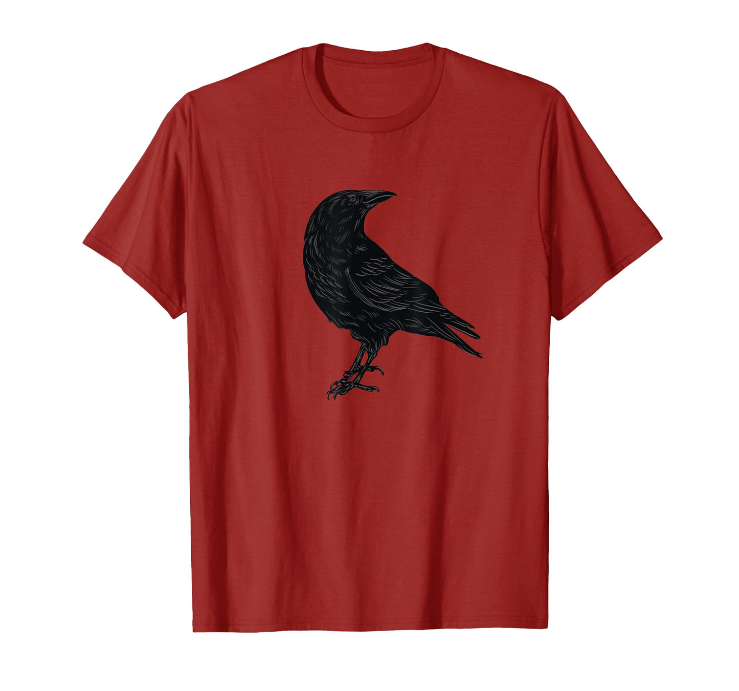 Crow Blackbird Raven Silhouette Bird T-Shirt