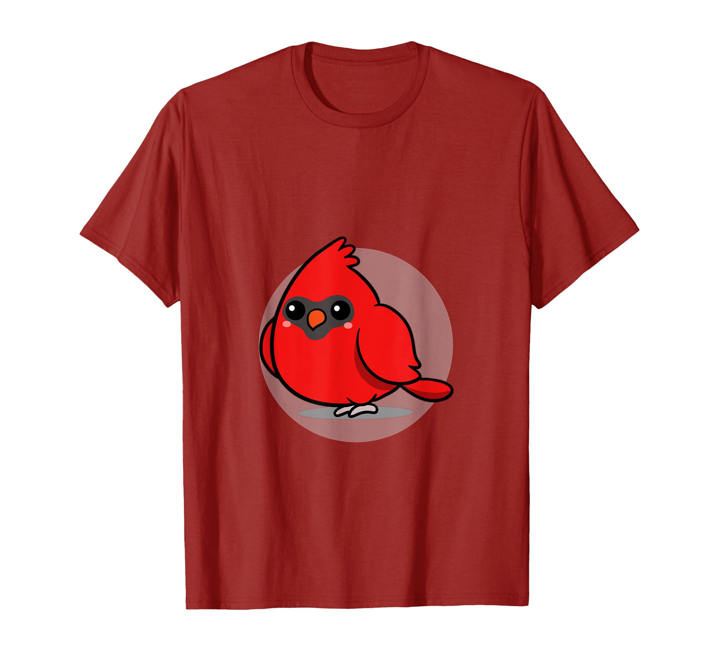 Cute Kawaii Aesthetic Northen Cardinal Bird T-Shirt