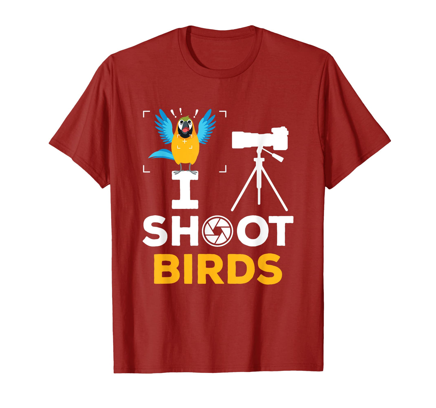 I Shoot Birds - Funny Photographer Bird Photography T-Shirt