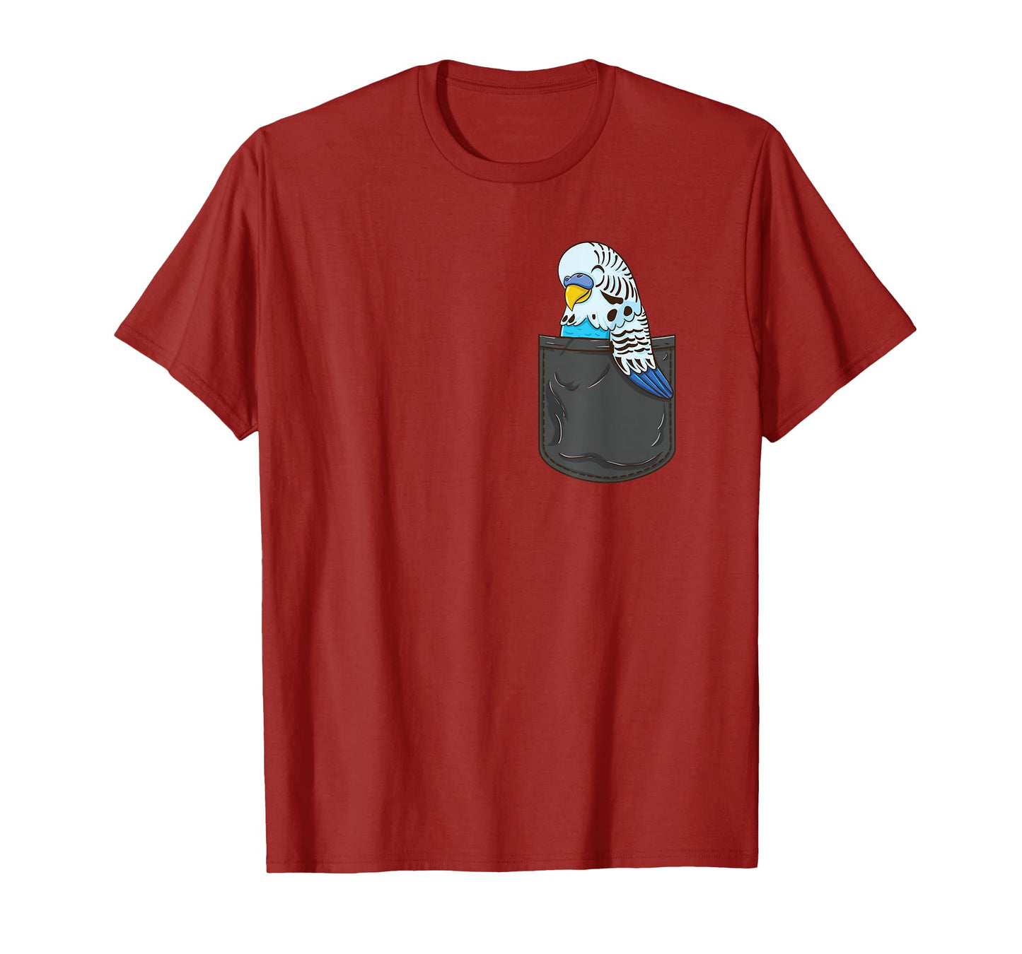 Budgie In Pocket Parakeet T-Shirt