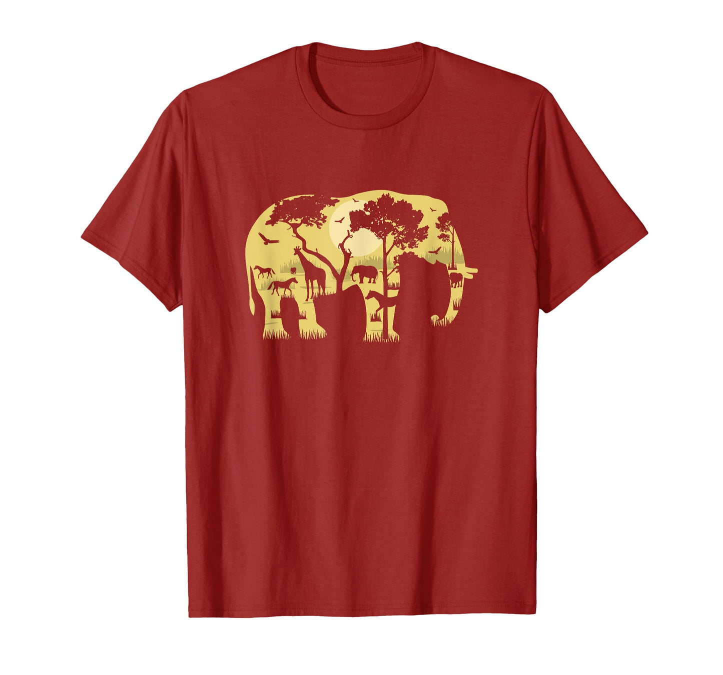 African Elephant Africa Wildlife Safari Nature Wild Animals T-Shirt