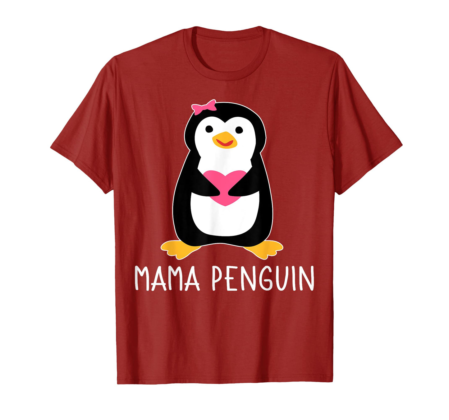 Penguin Mama Flightless Bird Lover Mother's Day Mommy Mom T-Shirt