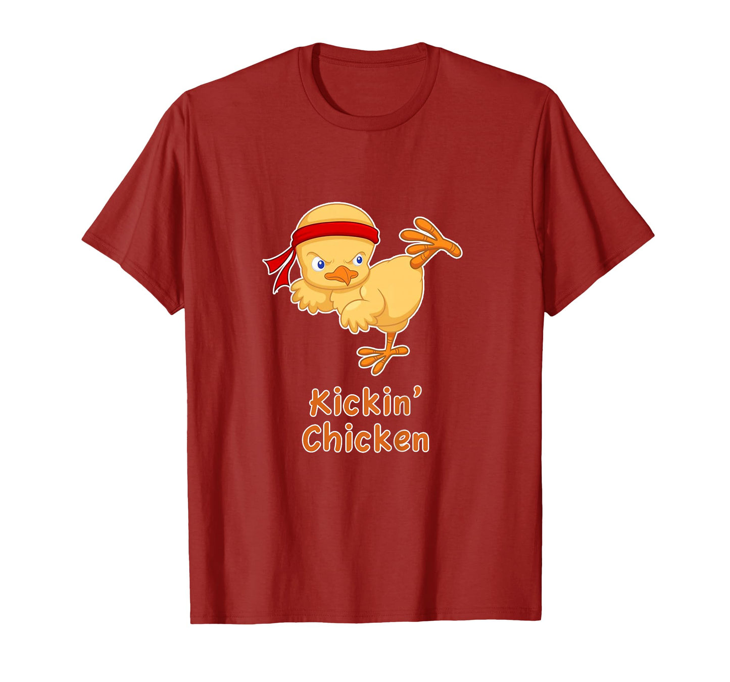 Funny Kids Karate Gift Youth Karate Kickin' Chicken T-Shirt