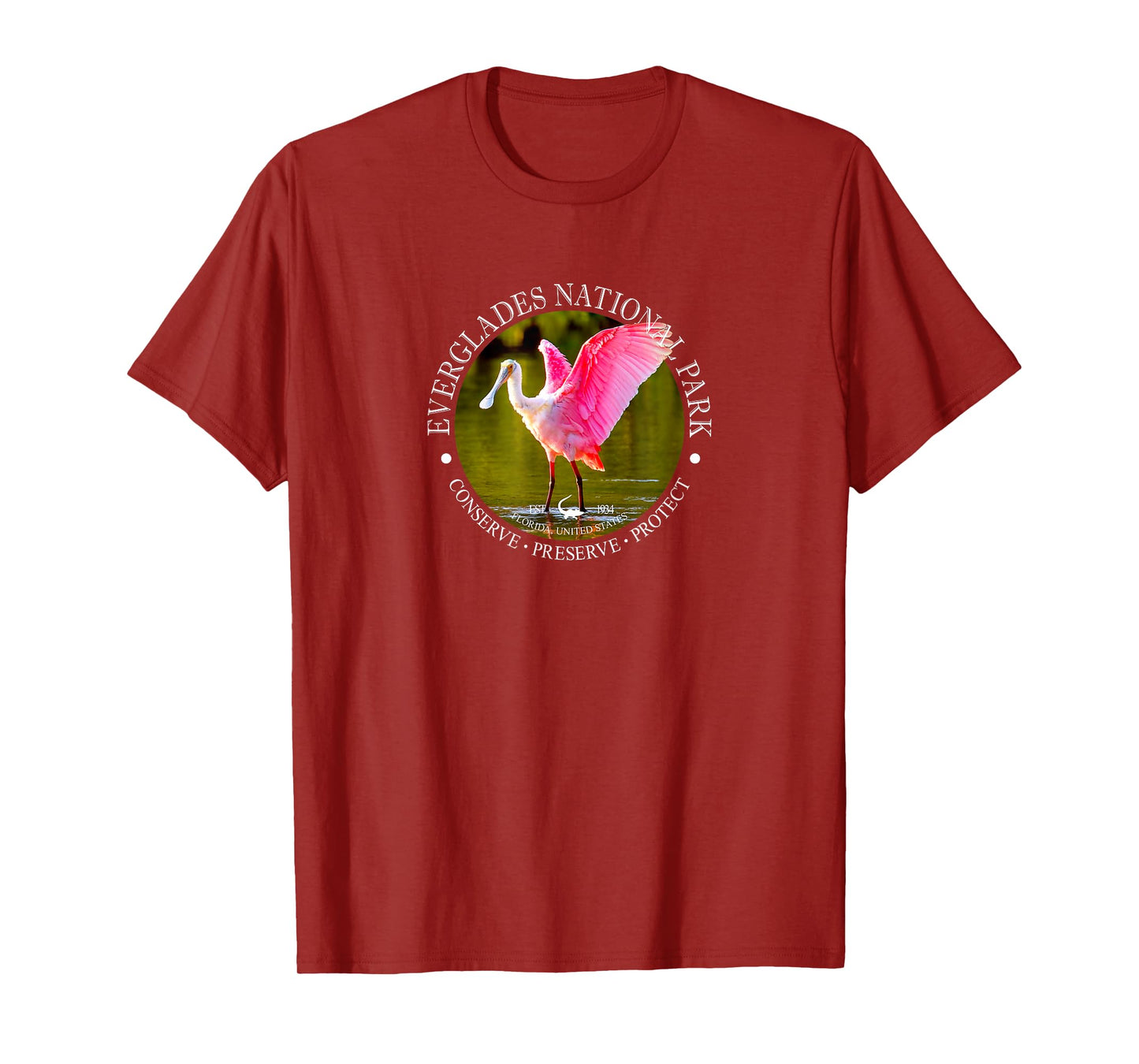 Everglades National Park Tee for Spoonbill Lovers T-Shirt