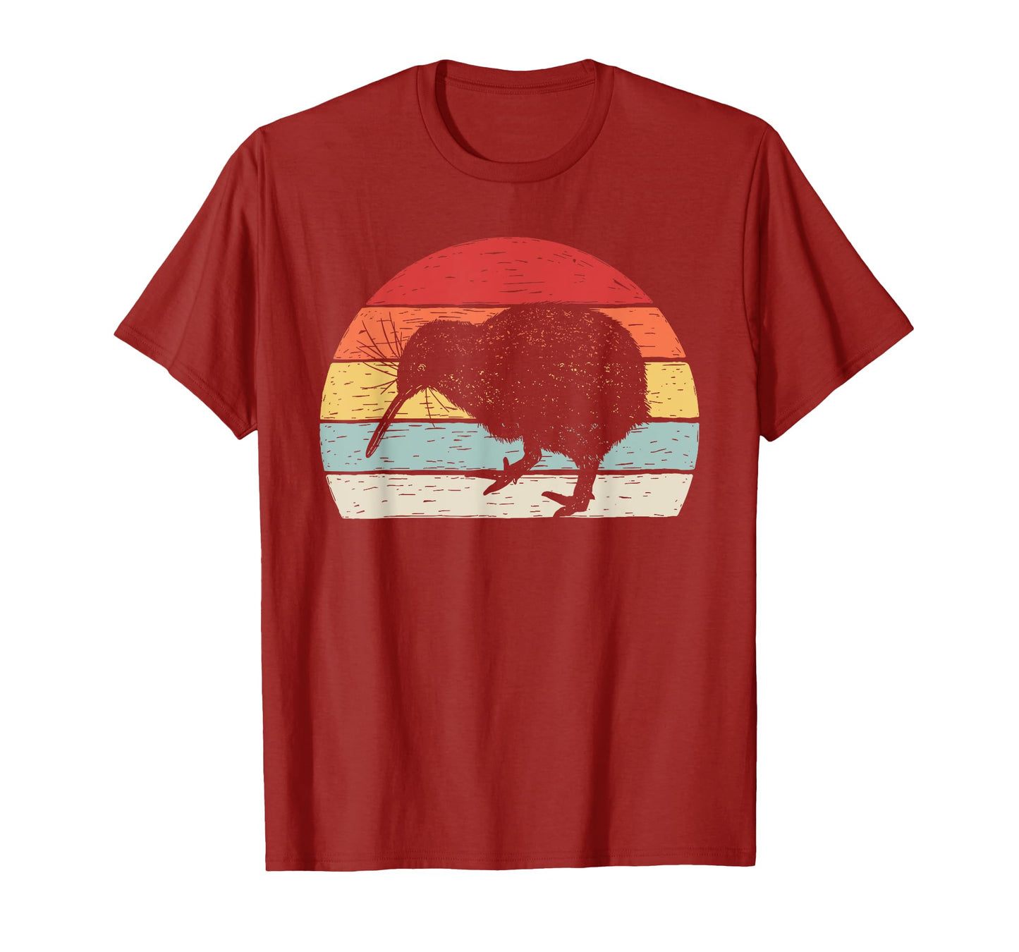 Catch Some Rays Vintage Retro Kiwi Bird T-Shirt - Women's Unisex Black Small Classic Fit Crew Neck Short Sleeve T-Shirt