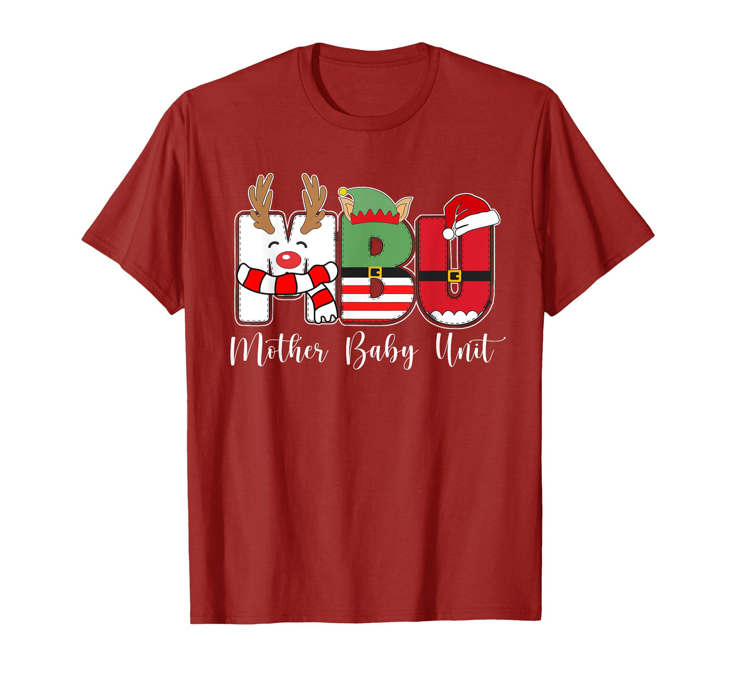 MBU Nurse Mother Baby Unit Nurse Christmas T-Shirt