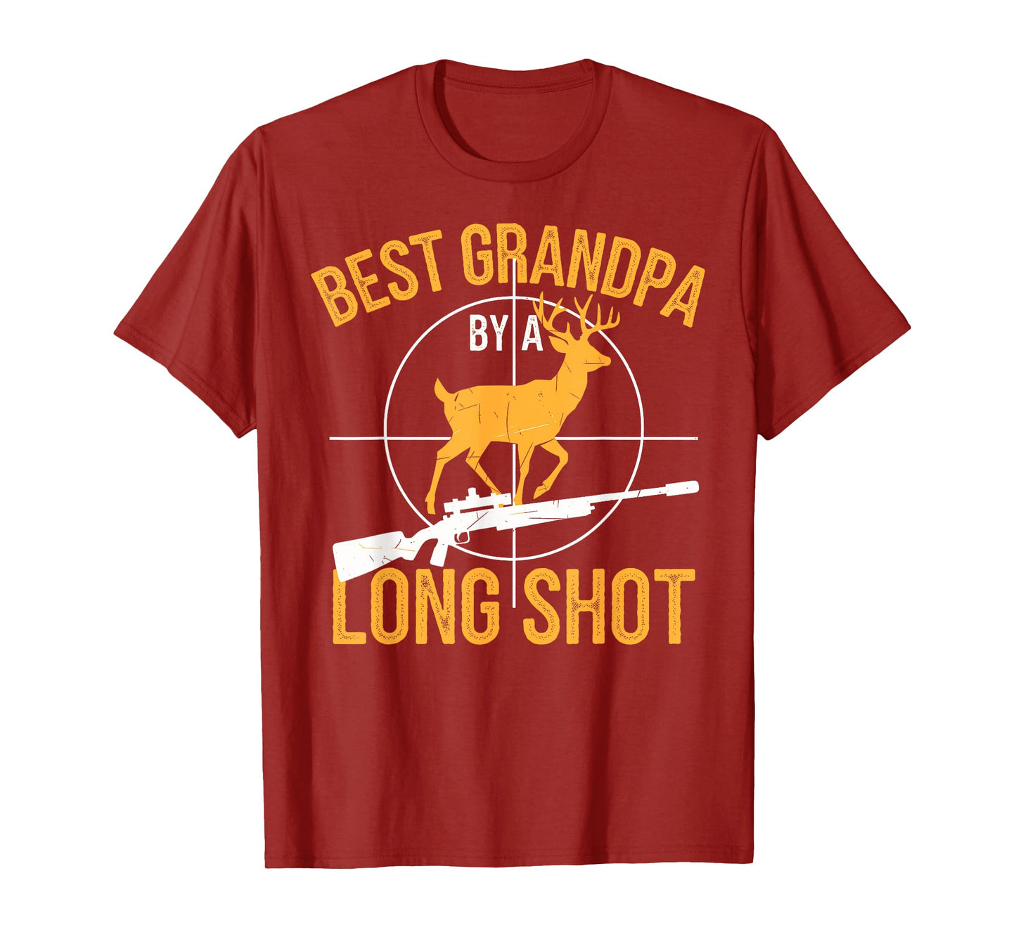 Best Grandpa Dad Buck Deer Hunter Grandfather Funny Hunting T-Shirt