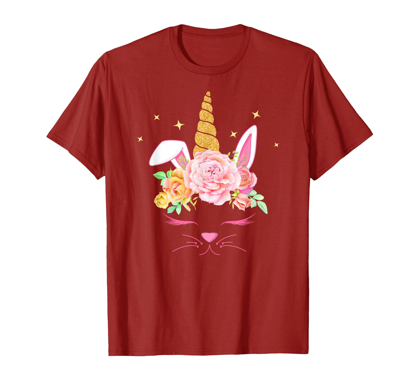 Bunnycorn Unicorn Bunny Funny Easter T-Shirt For Girls T-Shirt