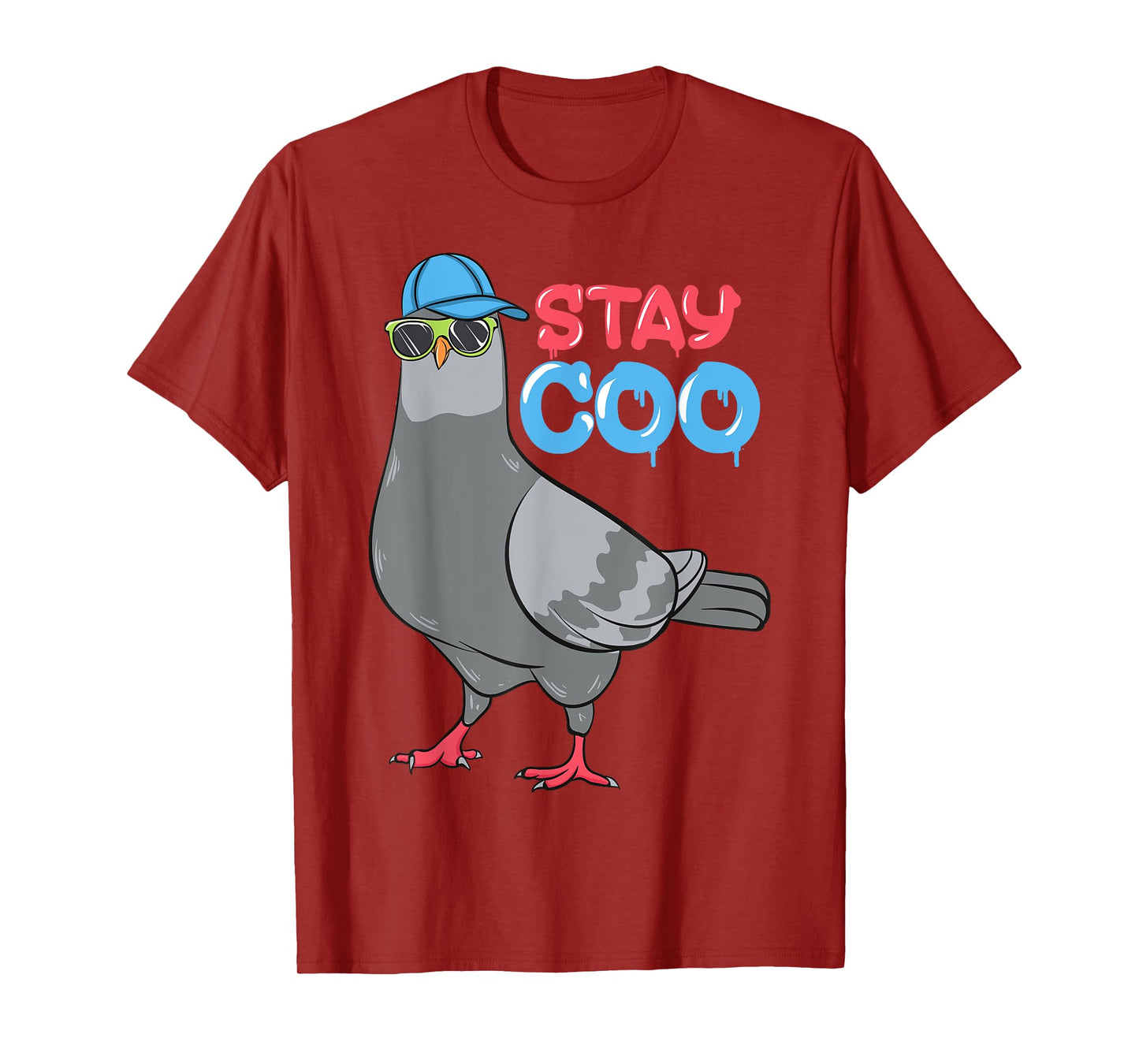 Bird Birding Pigeons Birds Cool Kids Funny Pigeon Stay Coo T-Shirt