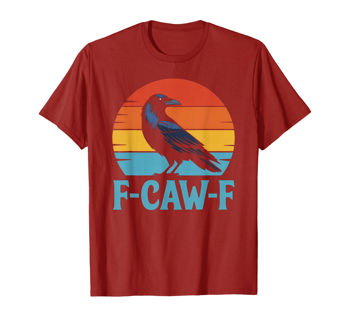 Retro Black Bird Crow Funny Crow Lover T-Shirt