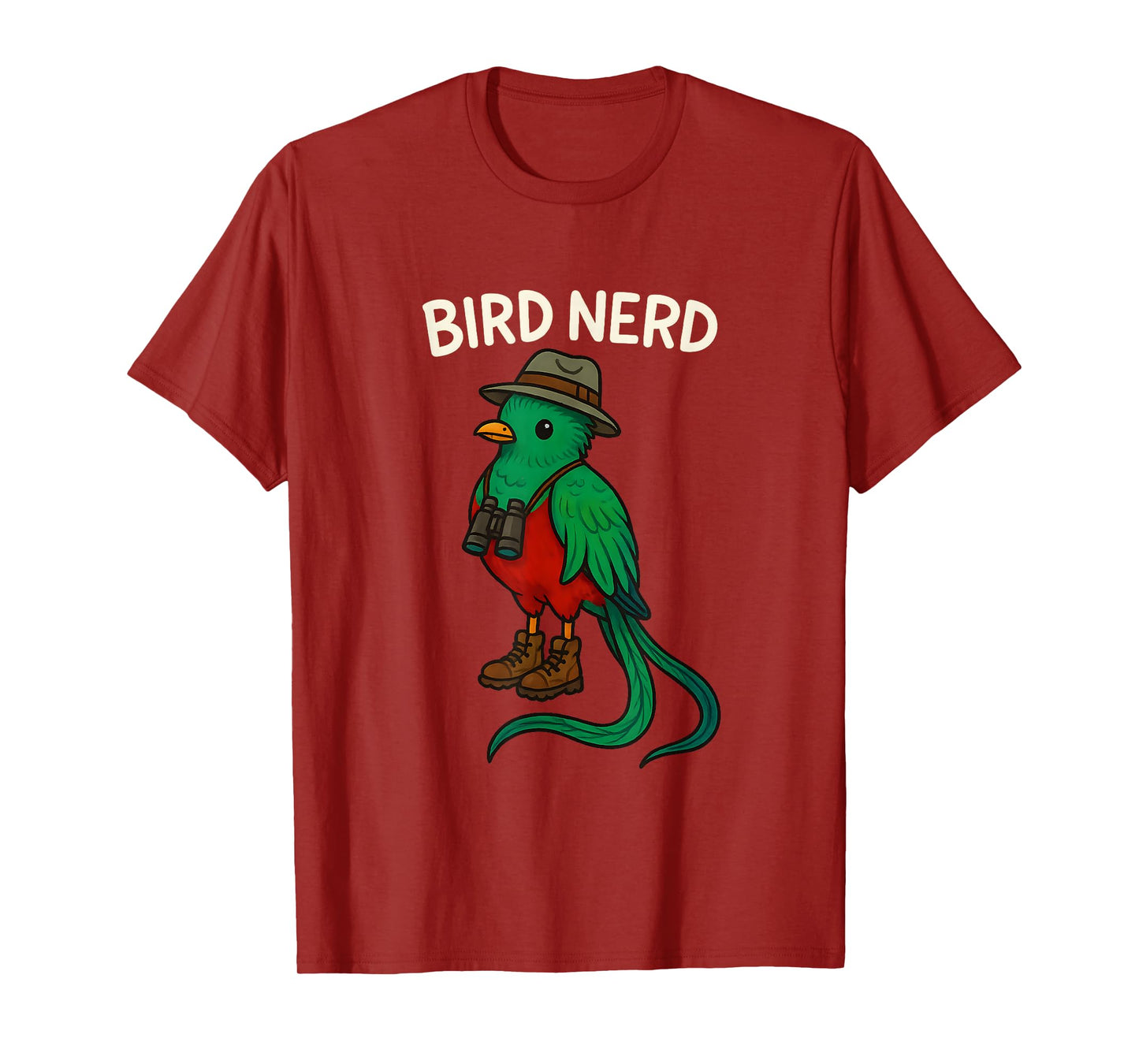 Resplendent Quetzal Birdwatcher BIRD NERD Funny Birding T-Shirt