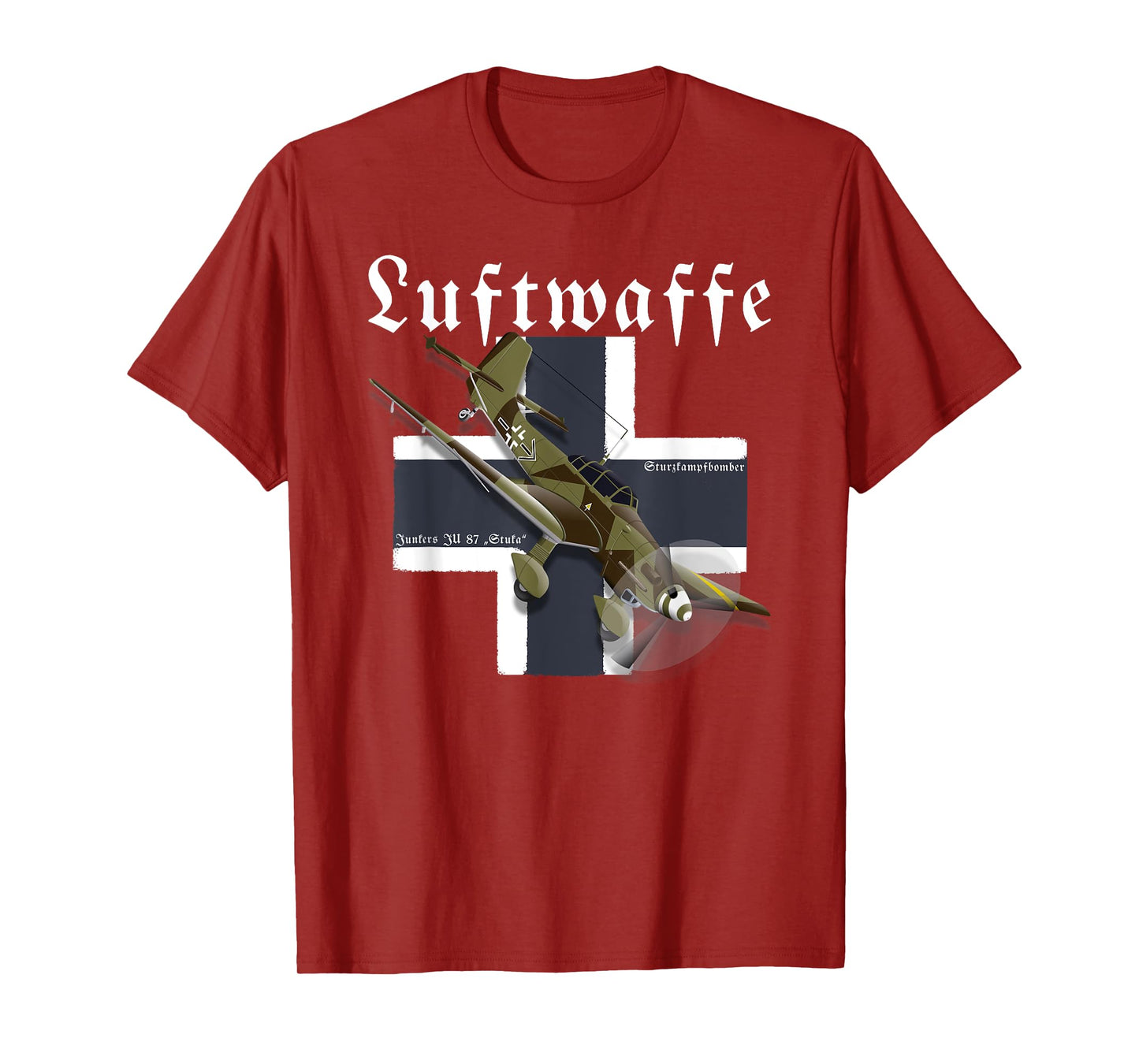 German Warbird I Junkers Ju 87 Stuka I WW2 Airplanes T-Shirt
