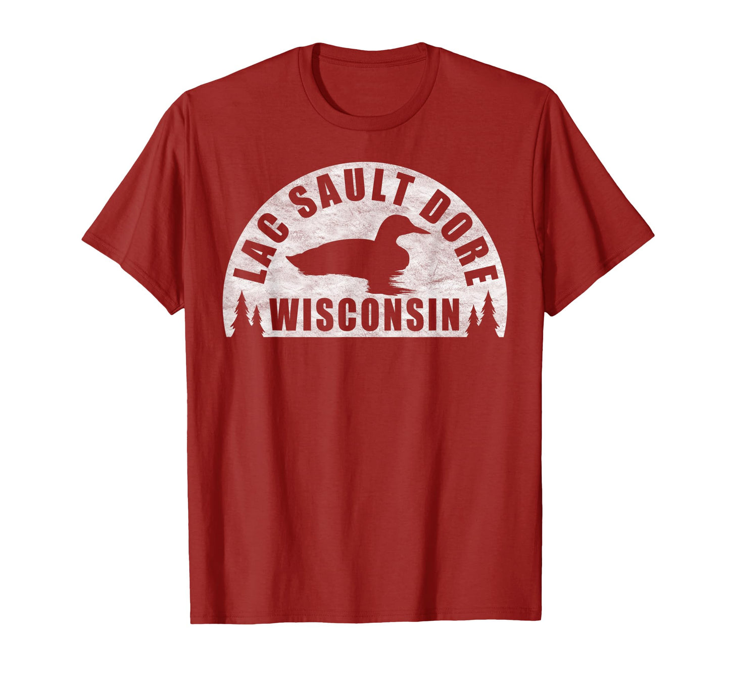 Lac Sault Dore Northern Wisconsin Loon T-Shirt