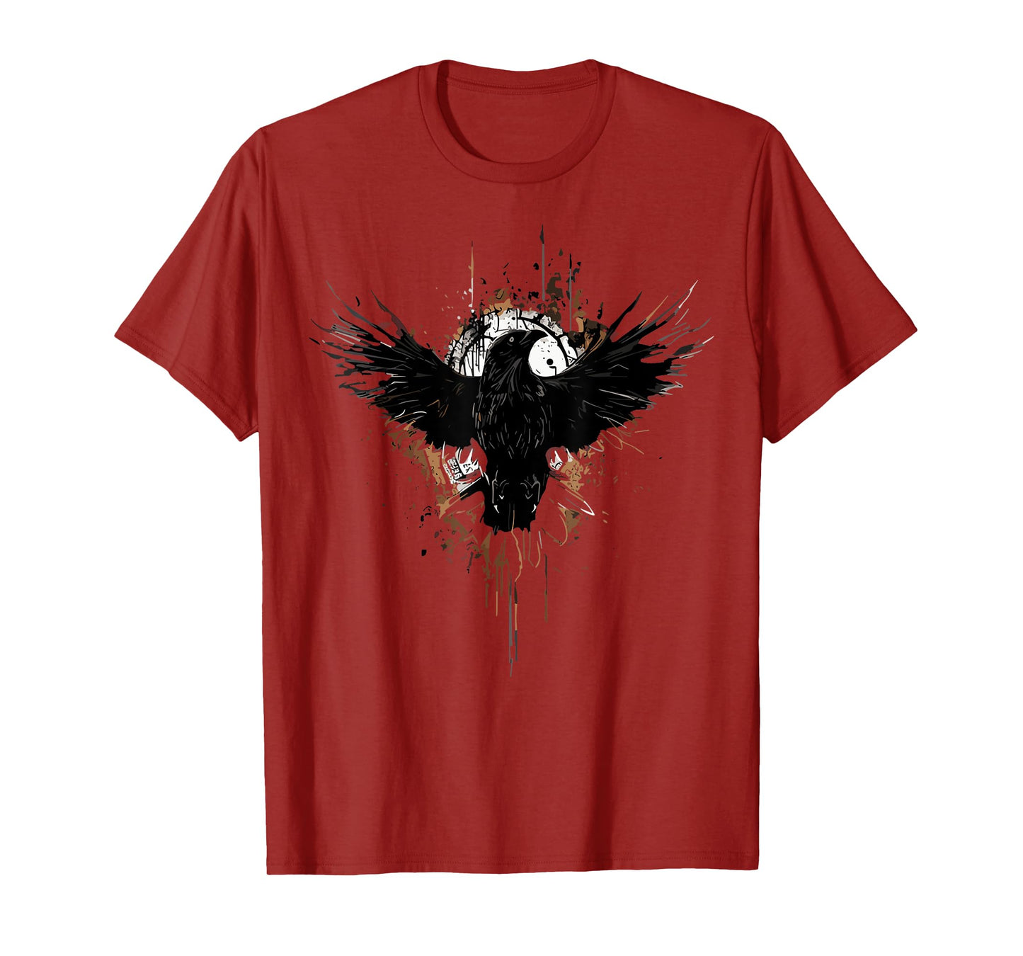 Crow Raven Norse Mythology Viking Vikings Nordic Bird T-Shirt