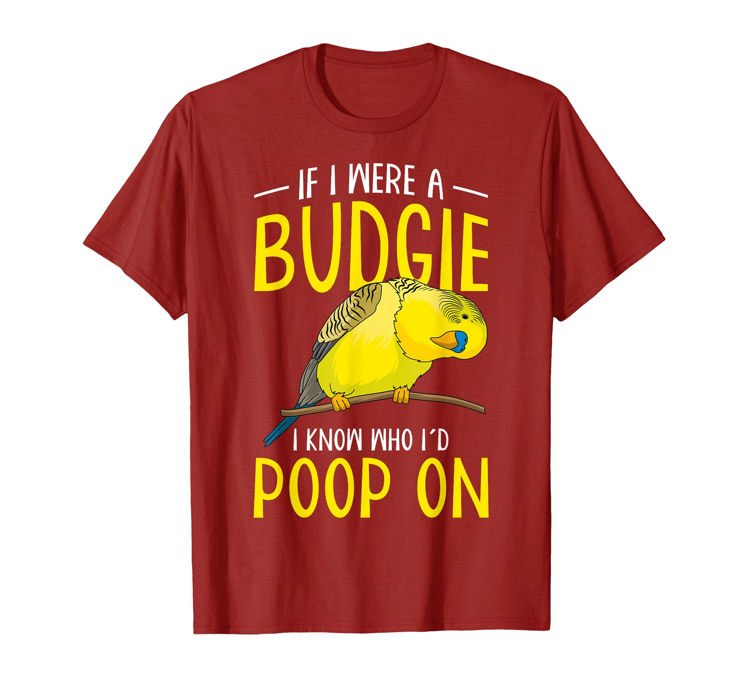 Budgie Lovers Parakeet Budgerigar Funny Women Men T-Shirt