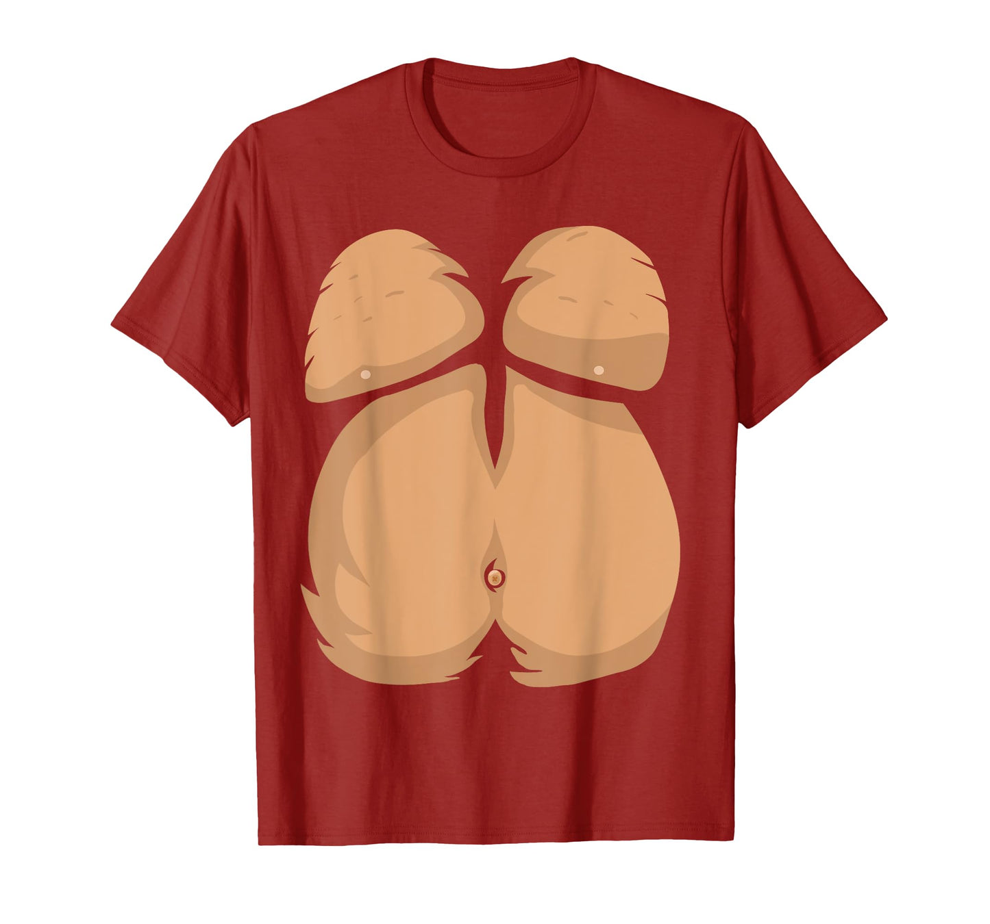 Monkey Costume Easy Lazy Halloween For Boys Men T-Shirt