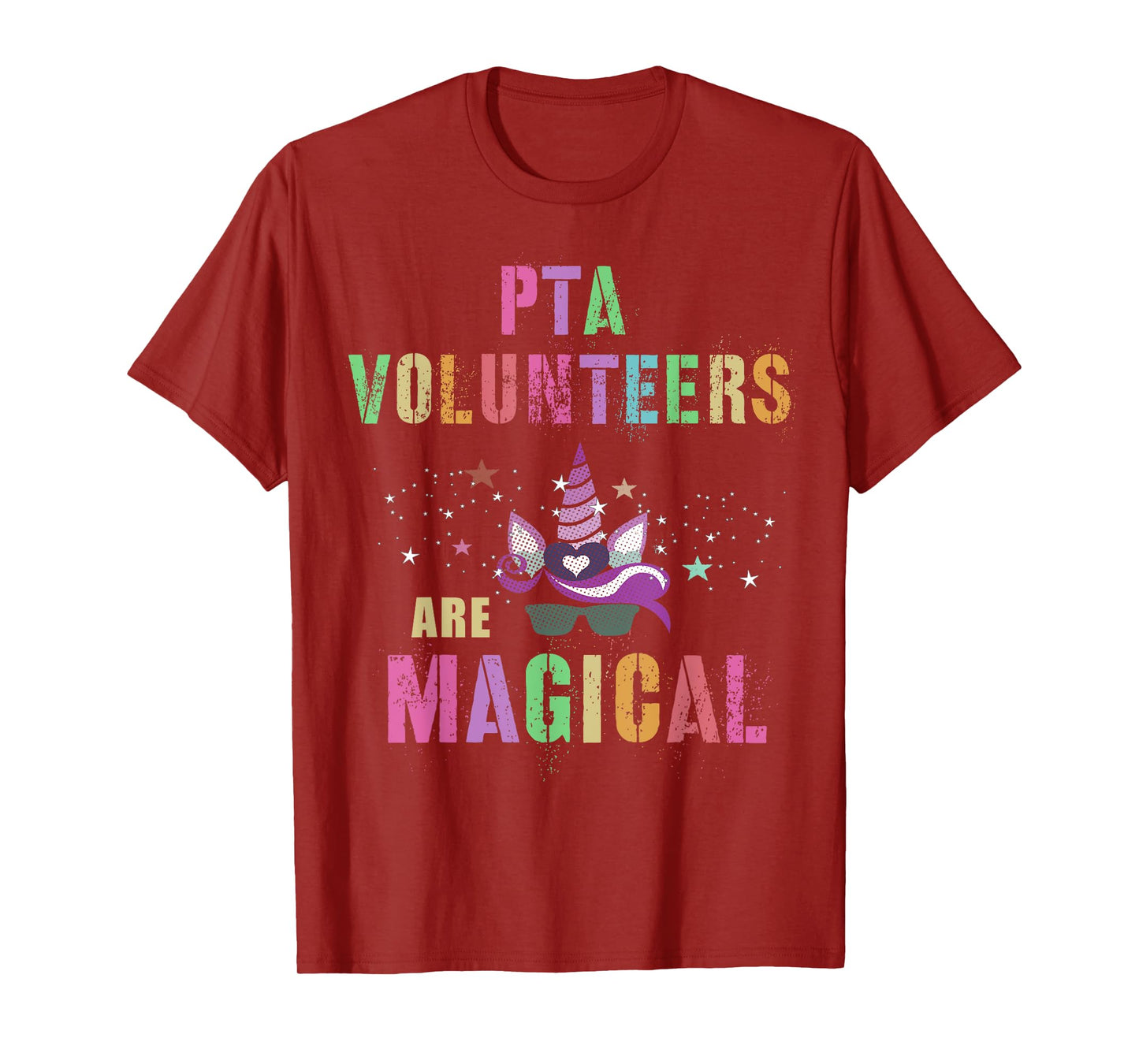 Funny PTA VOLUNTEERS ARE MAGICAL I'm Unicorn School Squad T-Shirt